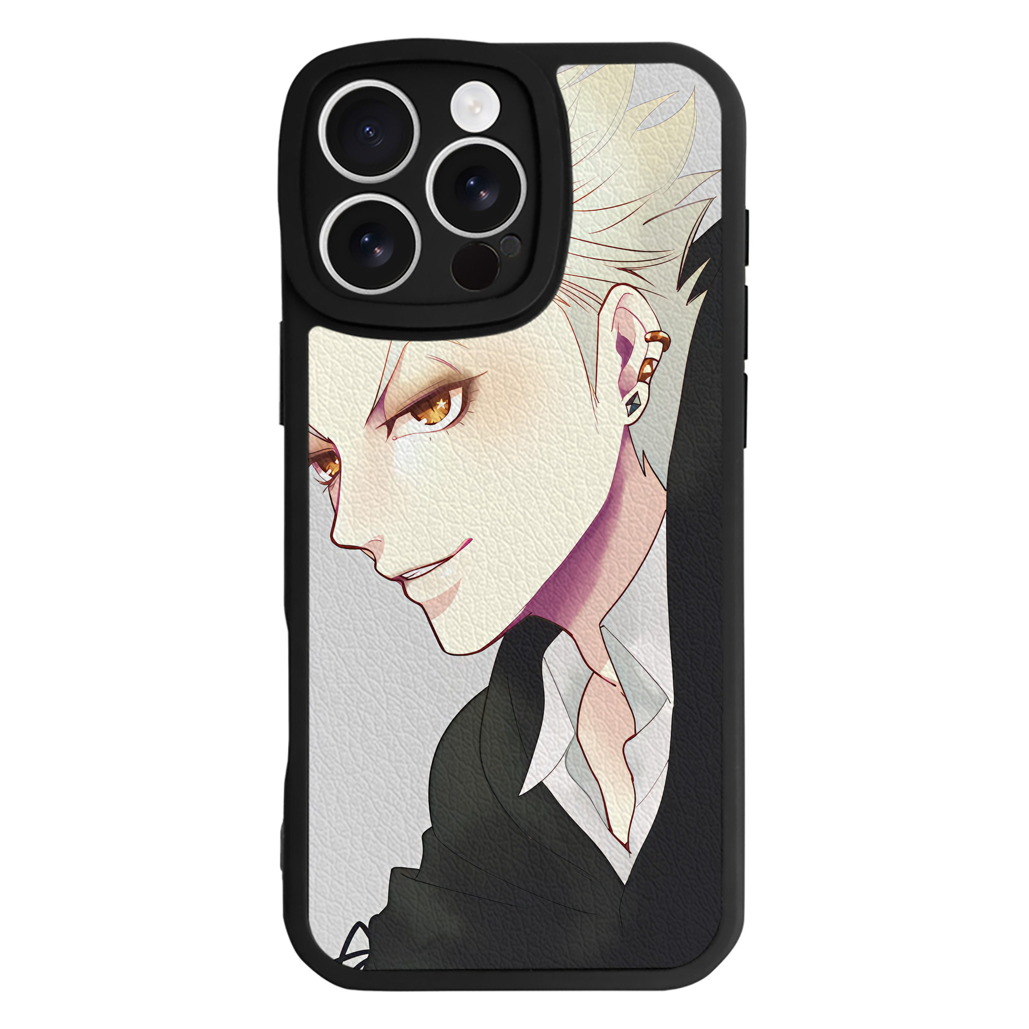 （画像用） ハイキュー!! Haikyu!! 【iPhone 16シリーズ対応】シリコンスマホケース（レザー調） 材質：シリコン